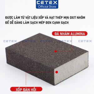 Giấy nhám mài cạnh gạch men, loại bỏ vết bẩn, vữa bám cạnh
