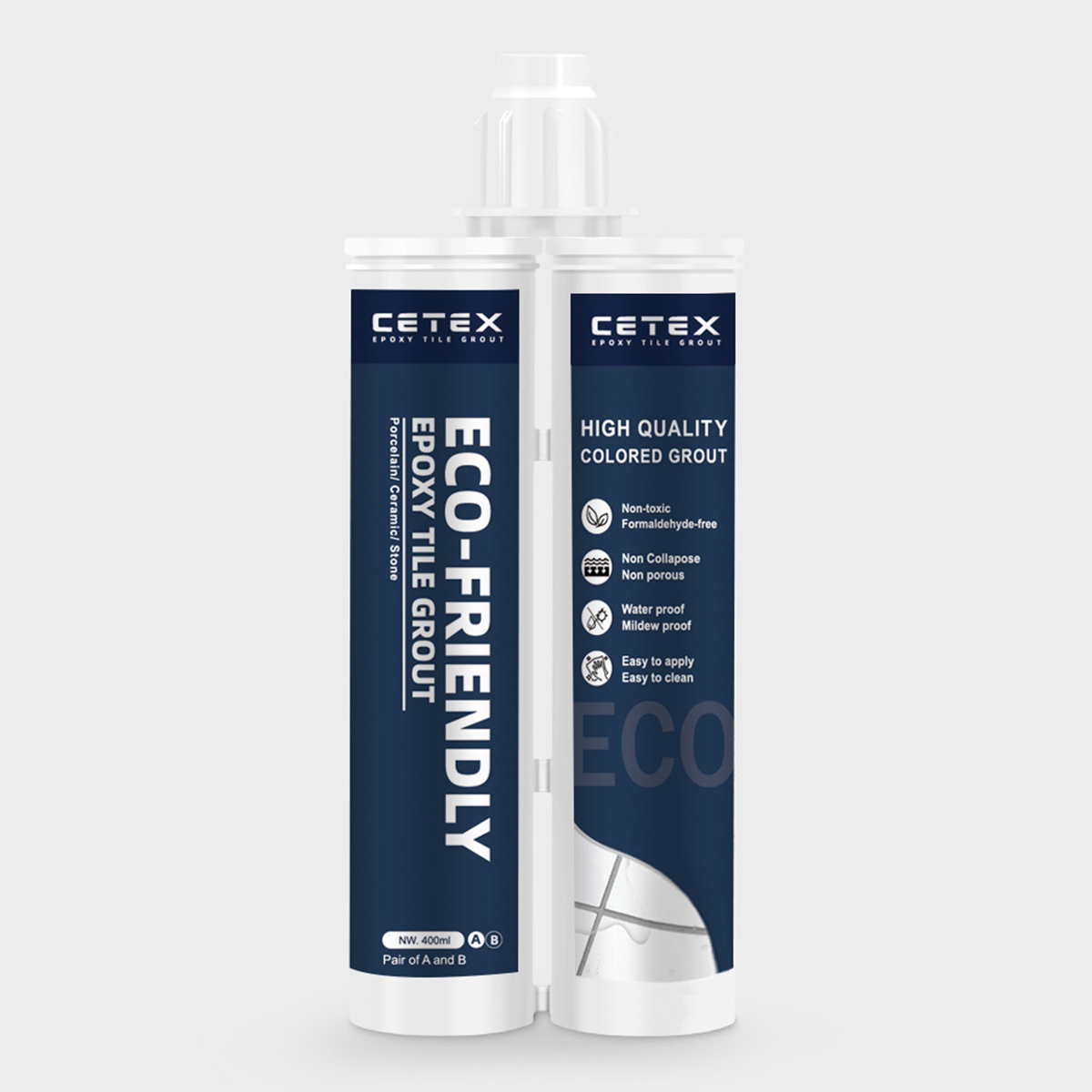 Keo chà ron 2 thành phần,keo chít mạch Cetex Epoxy