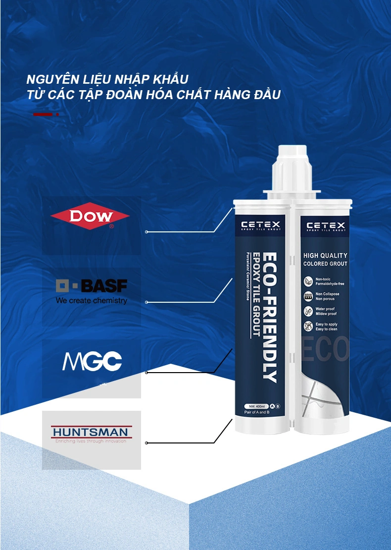 keo chà ron epoxy 2 thành phần CETEX