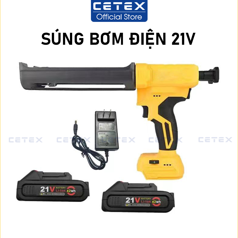 Súng điện bắn keo chít mạch 2 thành phần