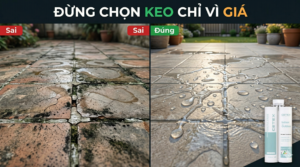 Keo chà ron ngoài trời