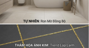 chọn màu ron gạch