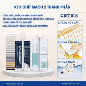 Keo chà ron gạch khổ lớn