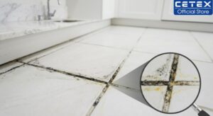 VỆ SINH RON GẠCH NHÀ BẾP