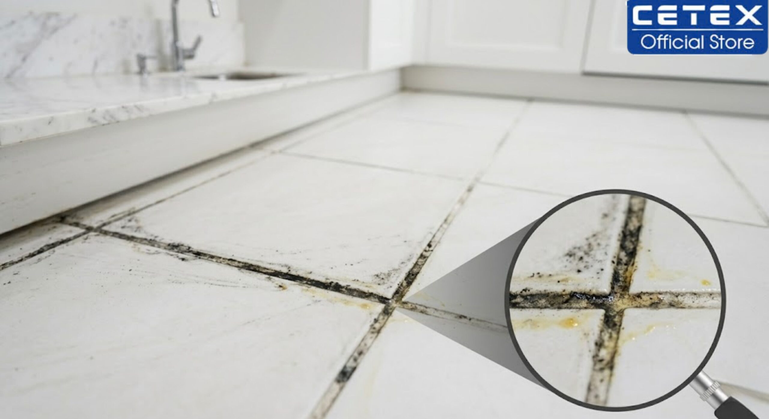 VỆ SINH RON GẠCH NHÀ BẾP