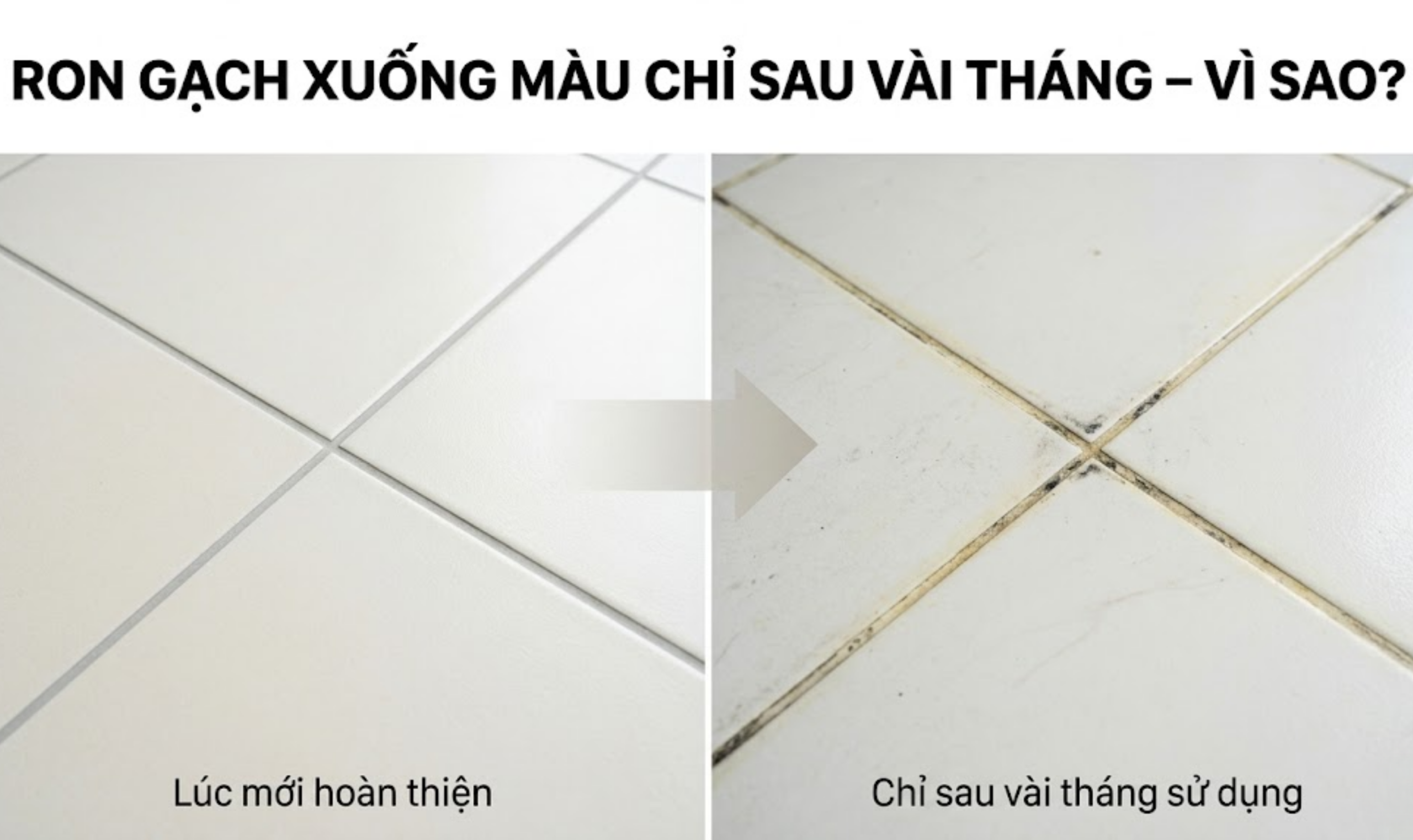 Màu ron nhanh xuống màu