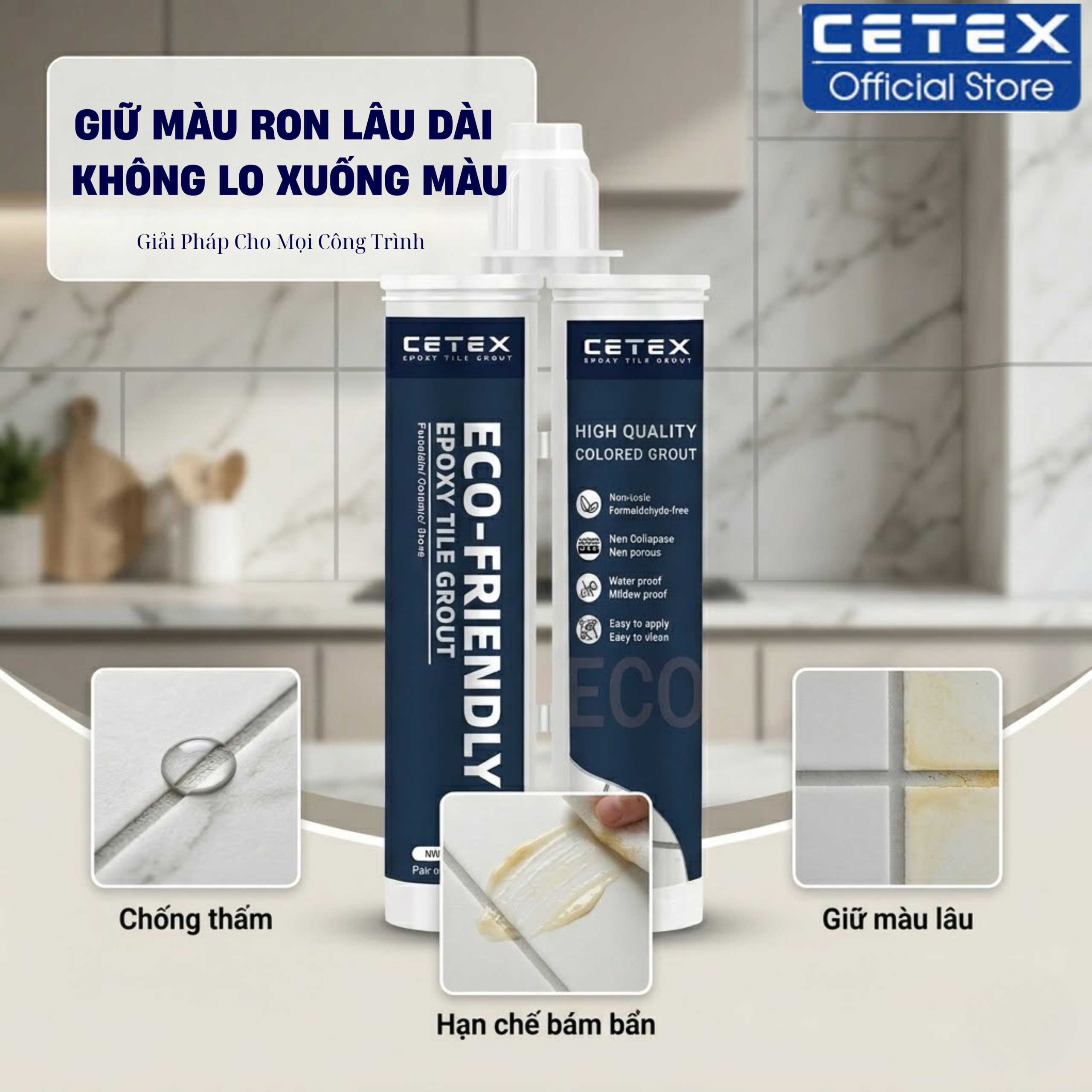 CETEX Epoxy cho khu vực trong nhà