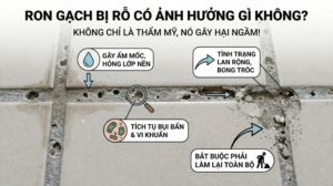 ron gạch bị rỗ có ảnh hưởng gì