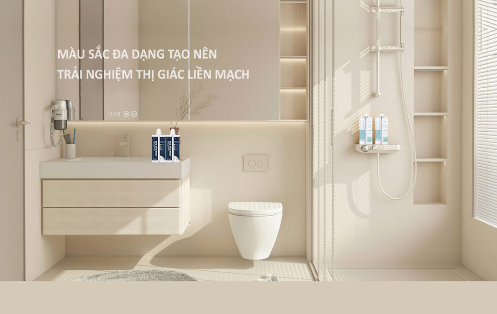 keo chà ron đồng màu gạch