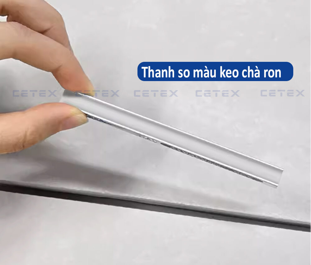 Thanh so màu keo chà ron