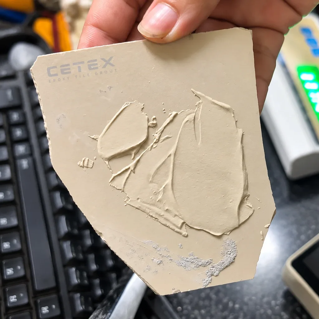 Công nghệ pha màu keo chà ron đồng màu gạch của Cetex
