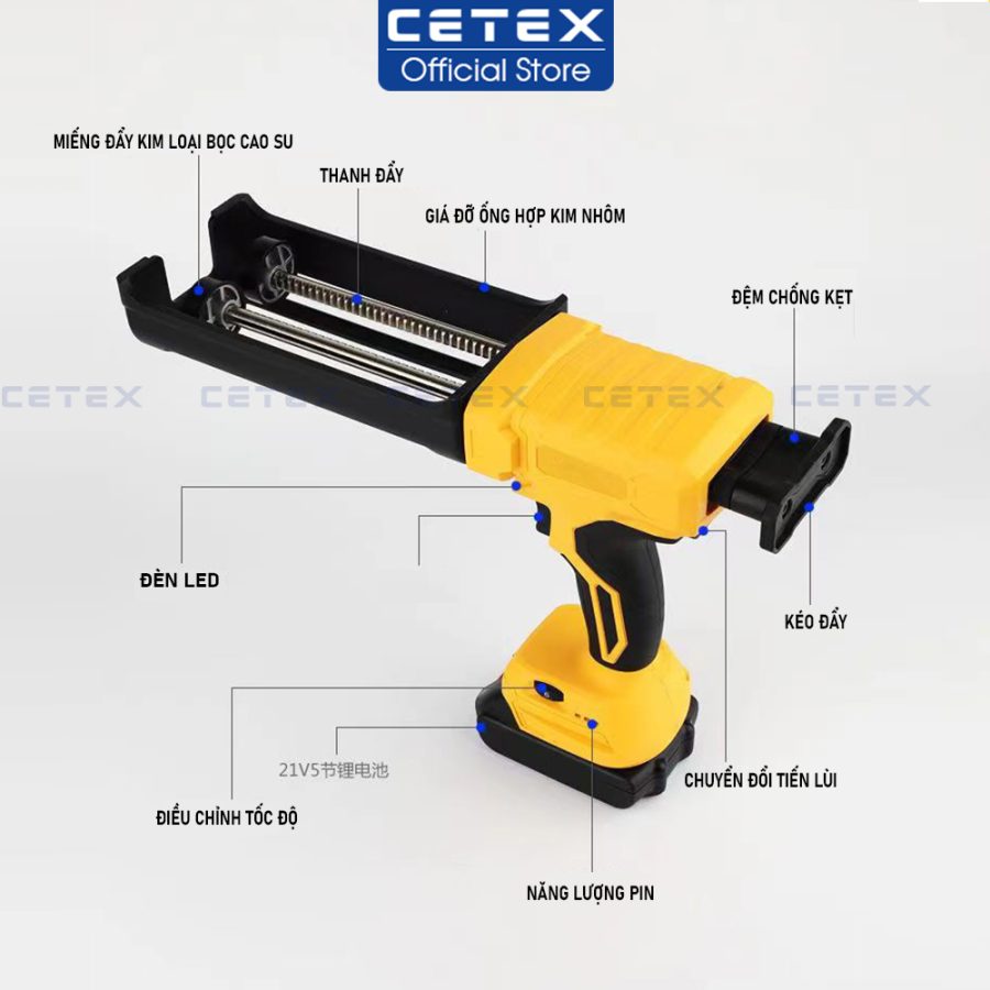 súng bơm keo bằng điện